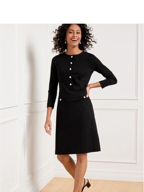 Talbots Ponte knit sheath dress. Size 8. NWT